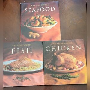 Williams-Sonoma Cookbooks-Chicken,Fish,Seafood